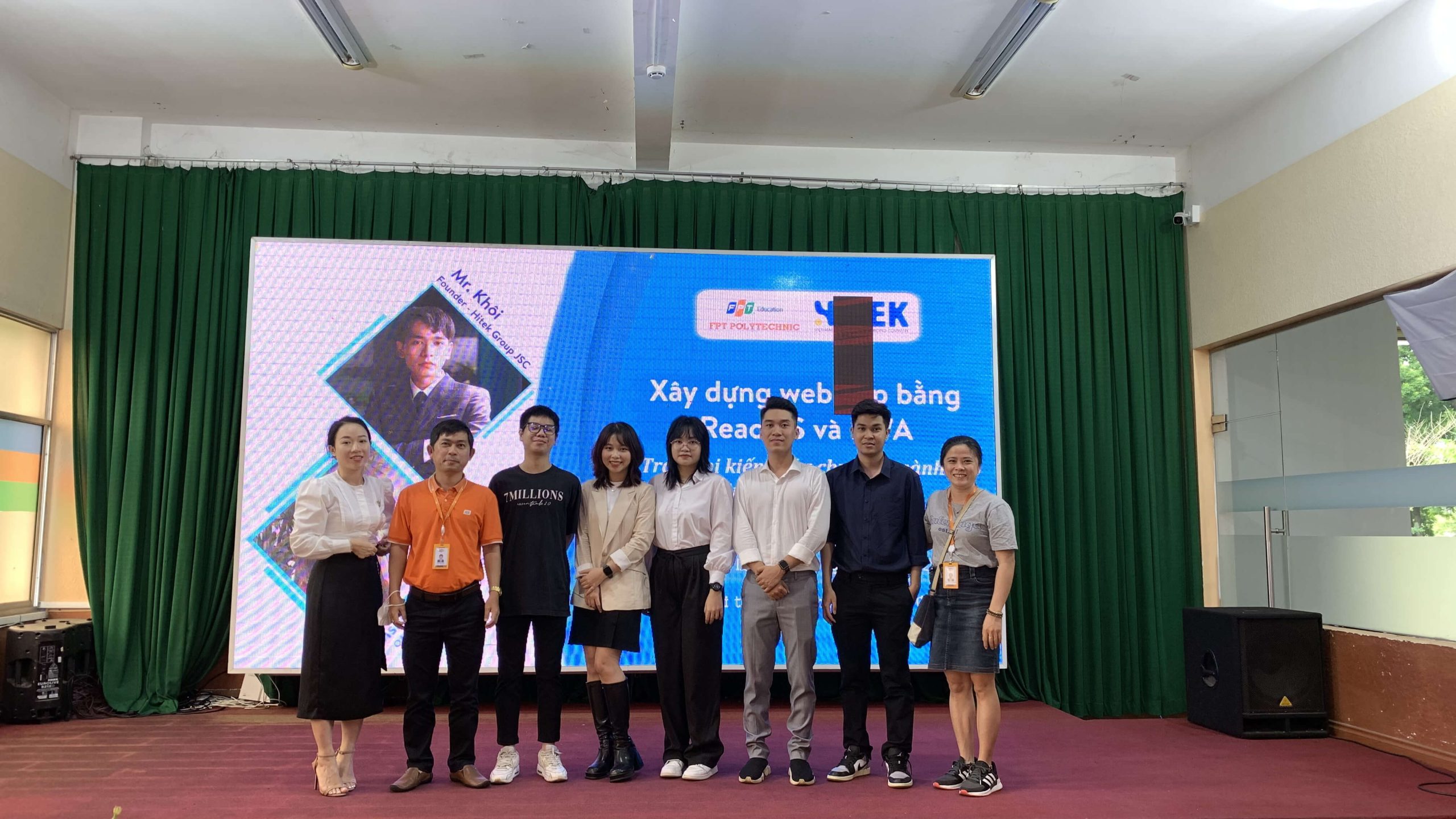 Hitek Technology Group Corporation has joined hands with FPT Polytechnic College HCM to organize a Workshop.