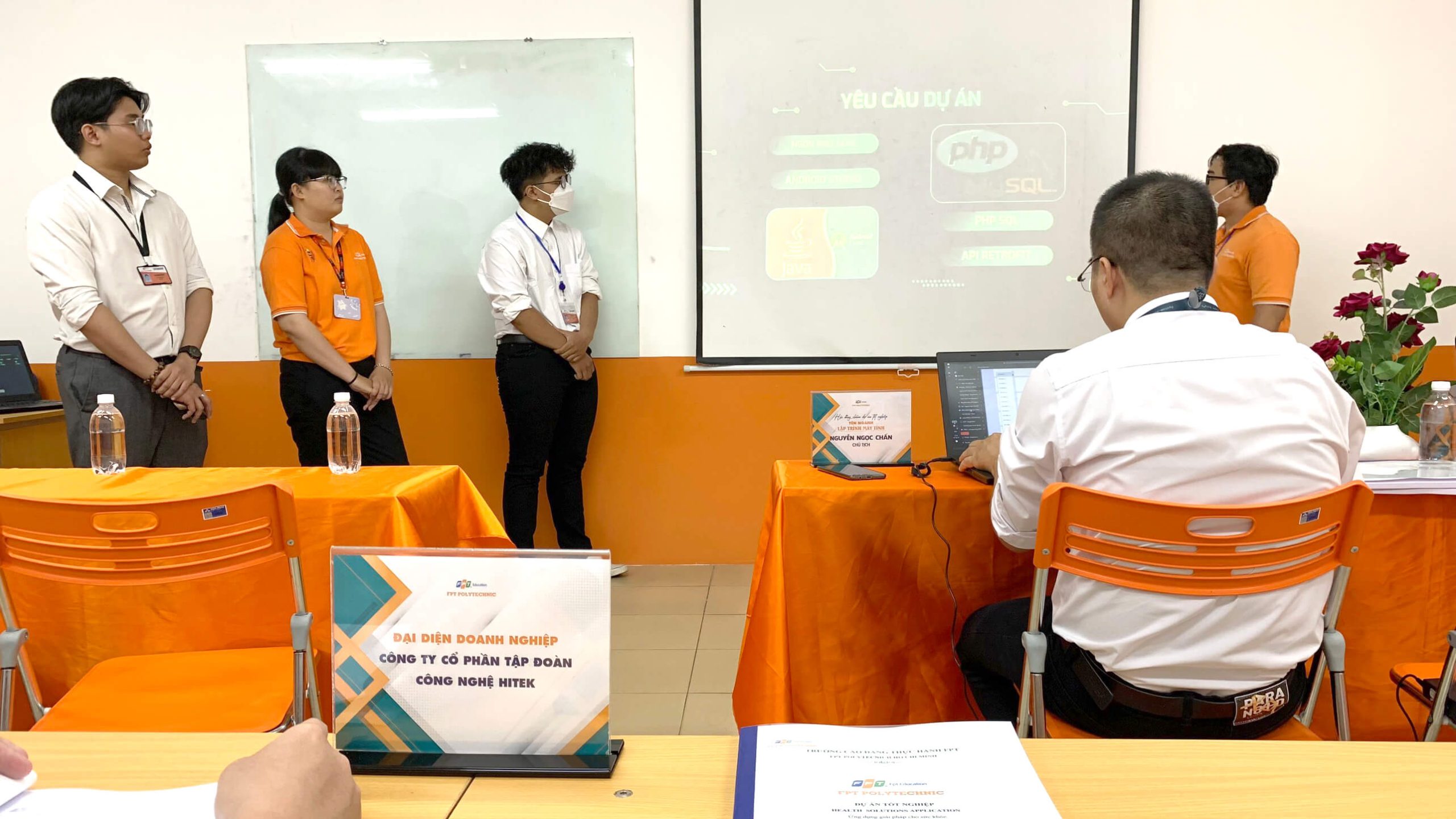 The company plans to defend the graduation project of students at fpoly school.